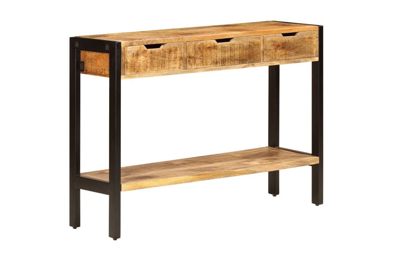 Skjenk med 3 skuffer 110x35x75 cm heltre mango - Oppbevaring - Oppbevaringsmøbler - Sideboard & skjenker