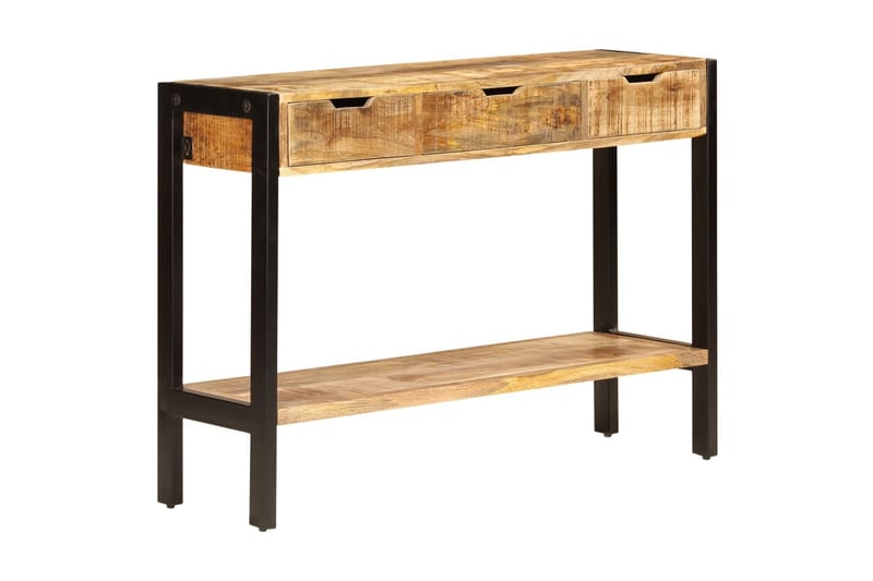 Skjenk med 3 skuffer 110x35x75 cm heltre mango - Oppbevaring - Oppbevaringsmøbler - Sideboard & skjenker
