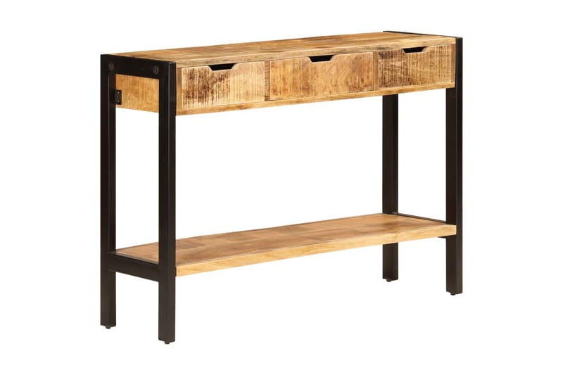 Skjenk med 3 skuffer 110x35x75 cm heltre mango - Oppbevaring - Oppbevaringsmøbler - Sideboard & skjenker