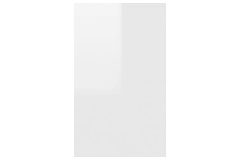 Skjenk med 3 skuffer høyglans hvit 120x41x75 cm sponplate - Hvit - Oppbevaring - Oppbevaringsmøbler - Sideboard & skjenker