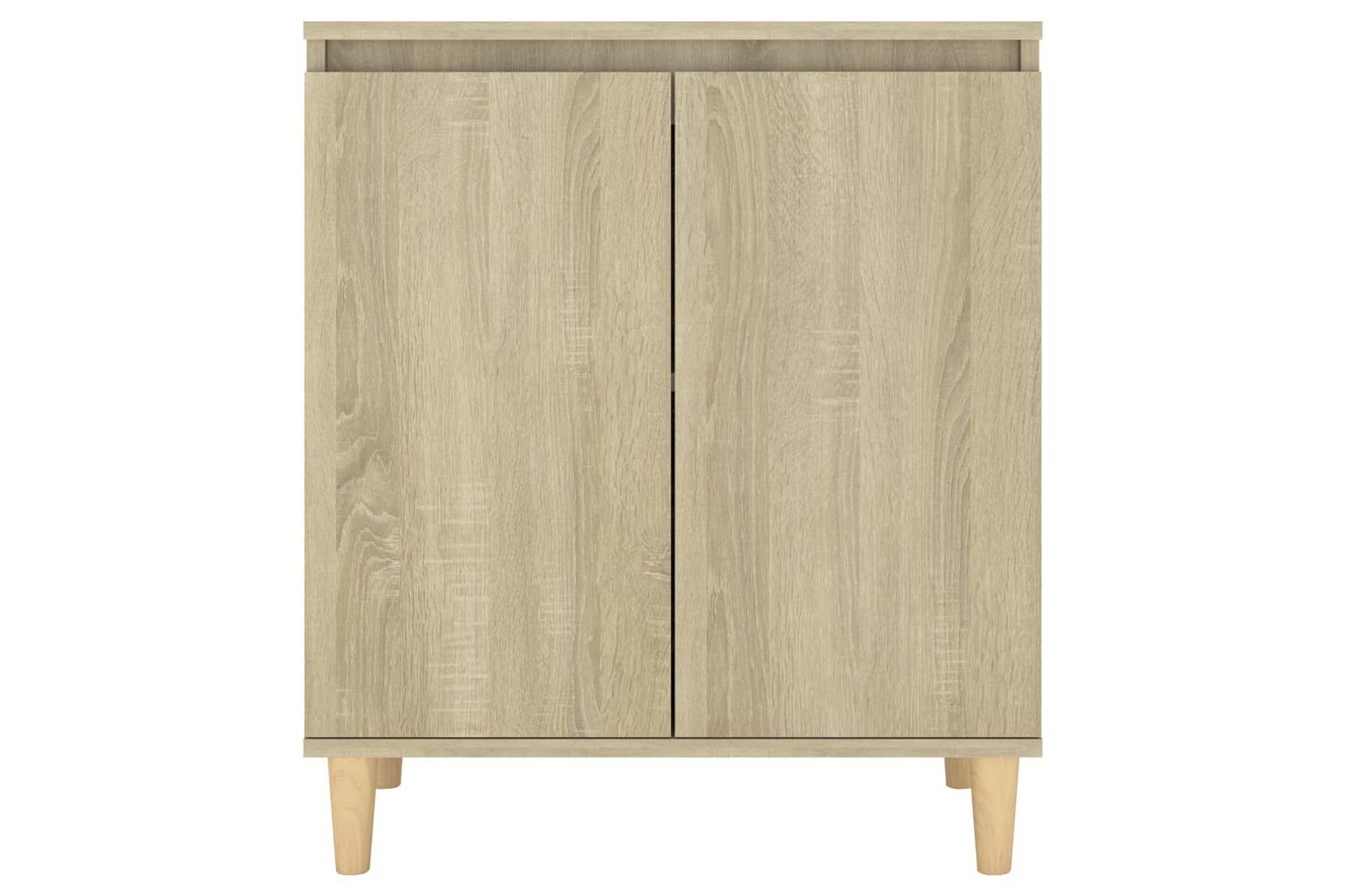 Skjenk med ben i heltre sonoma eik 60x35x70 cm sponplate - Brun - Oppbevaring - Oppbevaringsmøbler - Sideboard & skjenker