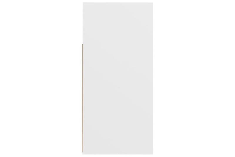 Skjenk med LED-lys hvit 80x35x75 cm - Hvit - Oppbevaring - Oppbevaringsmøbler - Sideboard & skjenker