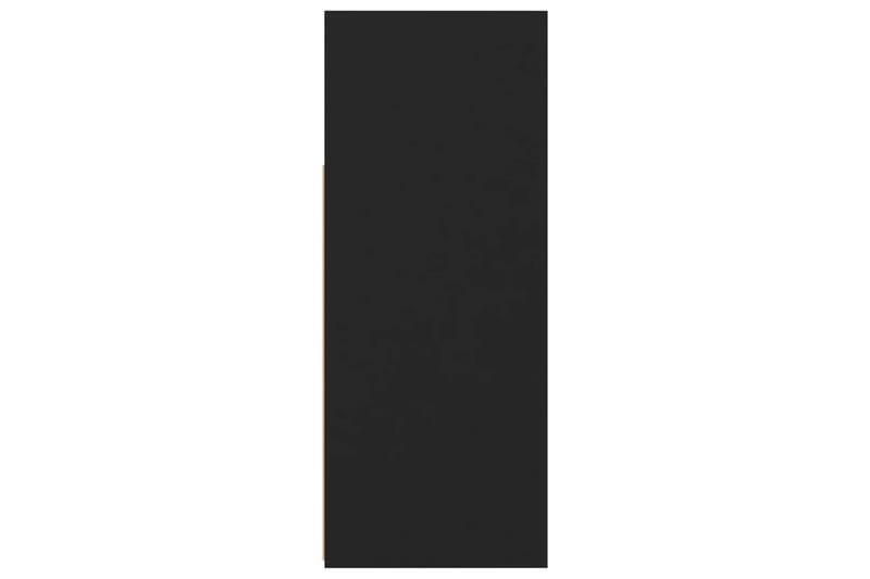Skjenk med LED-lys svart 115,5x30x75 cm - Svart - Oppbevaring - Oppbevaringsmøbler - Sideboard & skjenker