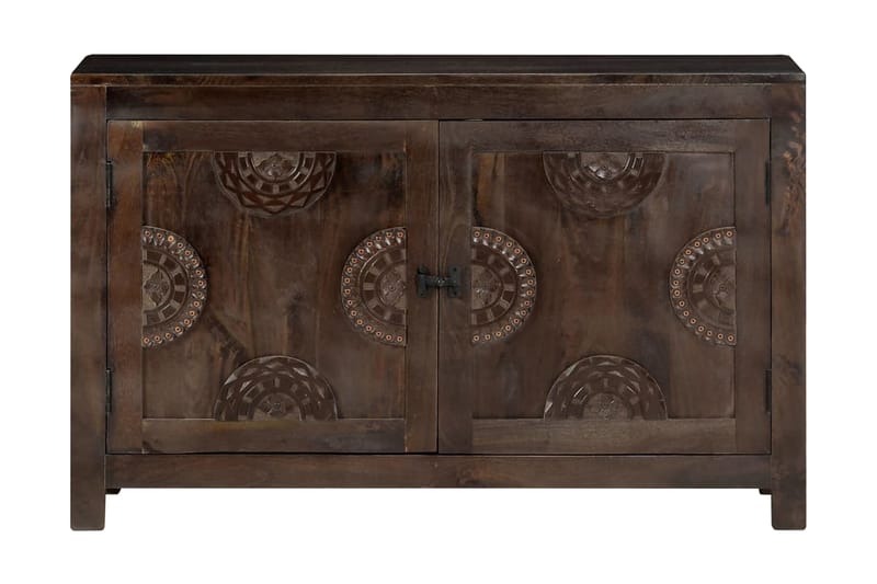 Skjenk med utskåret design 110x35x70 cm heltre mango - Oppbevaring - Oppbevaringsmøbler - Sideboard & skjenker