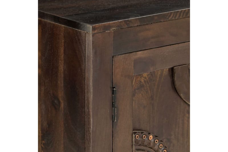 Skjenk med utskåret design 110x35x70 cm heltre mango - Oppbevaring - Oppbevaringsmøbler - Sideboard & skjenker