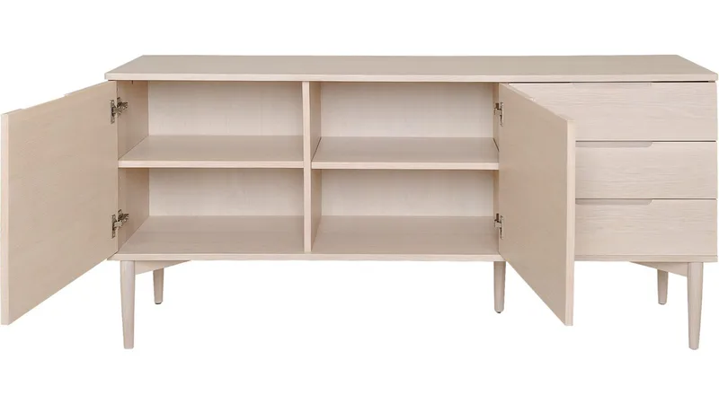 Skjenk Nordal 2+3 - Hvitpigmentert - Oppbevaring - Oppbevaringsmøbler - Sideboard & skjenker