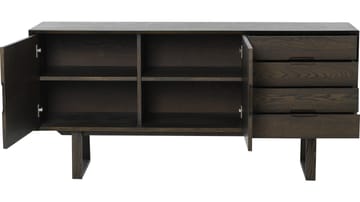Skjenk Norvik - brunlakkert eikefiner og hvitpigmentert finish - Oppbevaring - Oppbevaringsmøbler - Sideboard & skjenker