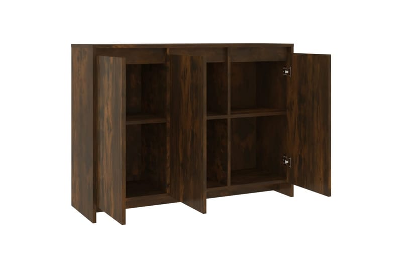Skjenk røkt eik 102x33x75 cm sponplate - Brun - Oppbevaring - Oppbevaringsmøbler - Sideboard & skjenker