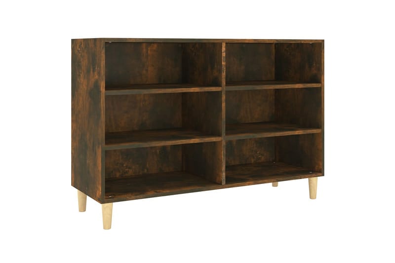 Skjenk røkt eik 103,5x35x70 cm sponplate - Brun - Sideboard & skjenker