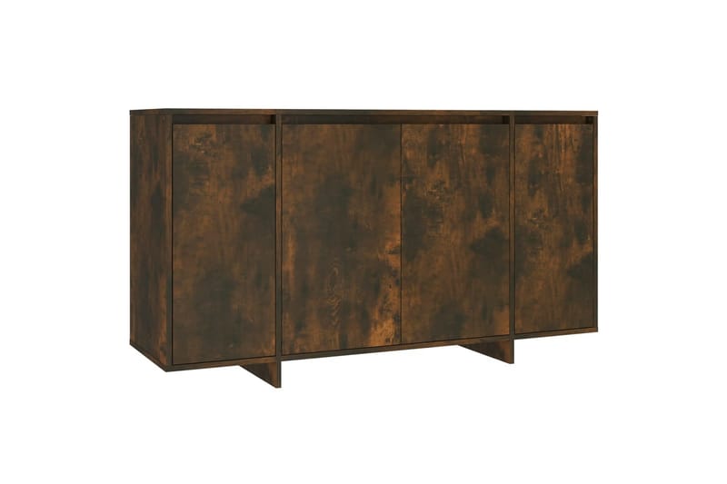 Skjenk røkt eik 135x41x75 cm sponplate - Brun - Sideboard & skjenker