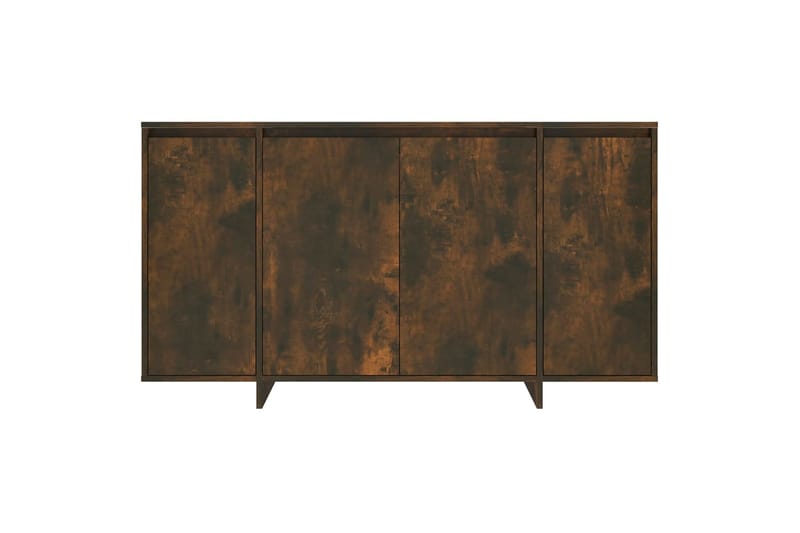 Skjenk røkt eik 135x41x75 cm sponplate - Brun - Sideboard & skjenker