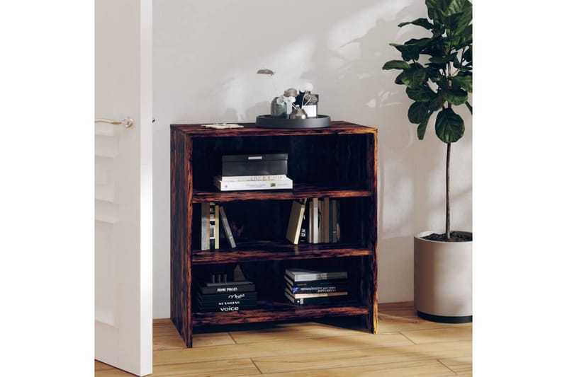 Skjenk røkt eik 70x40,5x75 cm sponplate - Brun - Oppbevaring - Oppbevaringsmøbler - Sideboard & skjenker