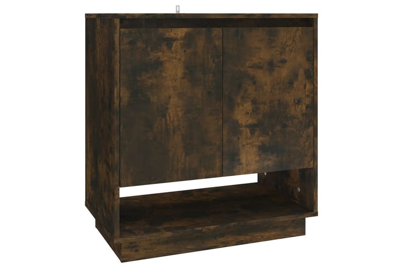 Skjenk røkt eik 70x41x75 cm sponplate - Brun - Sideboard & skjenker