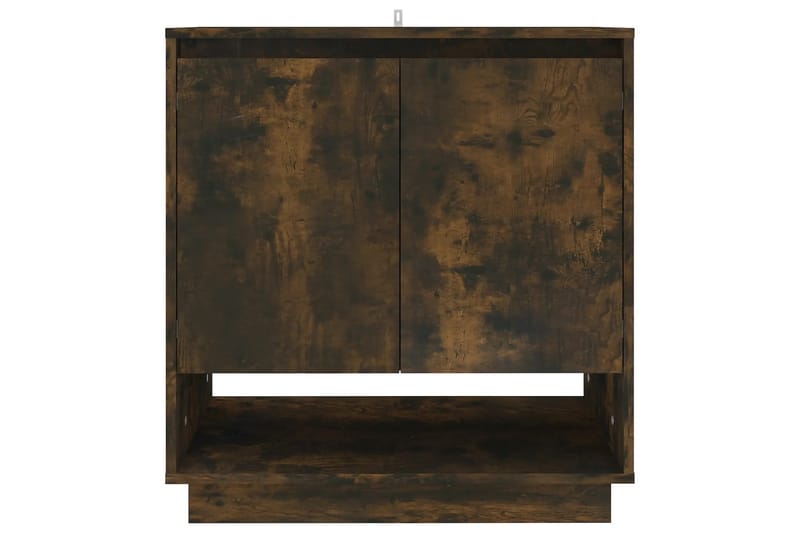 Skjenk røkt eik 70x41x75 cm sponplate - Brun - Sideboard & skjenker