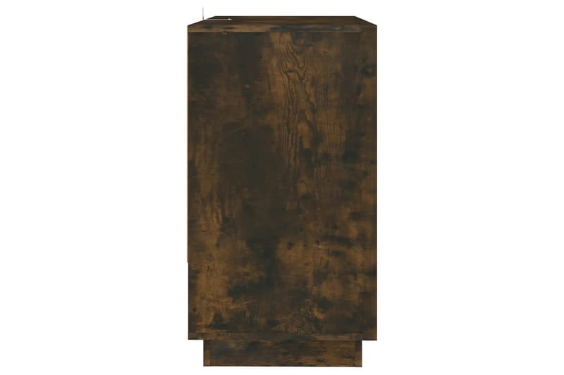 Skjenk røkt eik 70x41x75 cm sponplate - Brun - Sideboard & skjenker