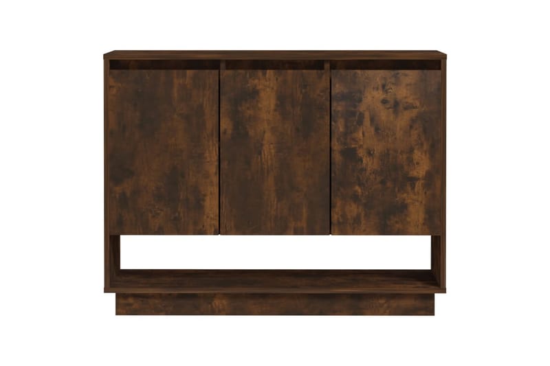 Skjenk røkt eik 97x31x75 cm sponplate - Brun - Oppbevaring - Oppbevaringsmøbler - Sideboard & skjenker