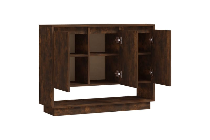 Skjenk røkt eik 97x31x75 cm sponplate - Brun - Oppbevaring - Oppbevaringsmøbler - Sideboard & skjenker