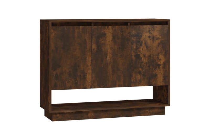 Skjenk røkt eik 97x31x75 cm sponplate - Brun - Oppbevaring - Oppbevaringsmøbler - Sideboard & skjenker