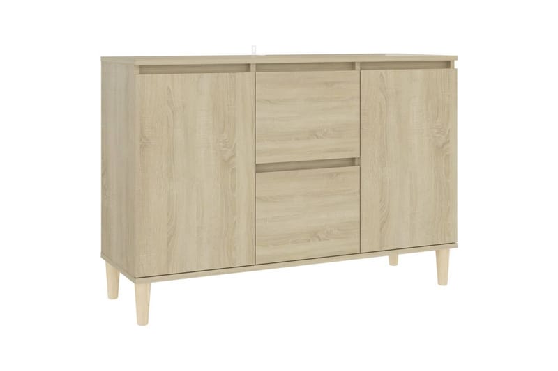 Skjenk sonoma eik 103,5x35x70 cm sponplate - Brun - Sideboard & skjenker