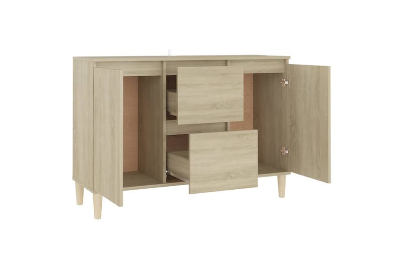 Skjenk sonoma eik 103,5x35x70 cm sponplate - Brun - Sideboard & skjenker