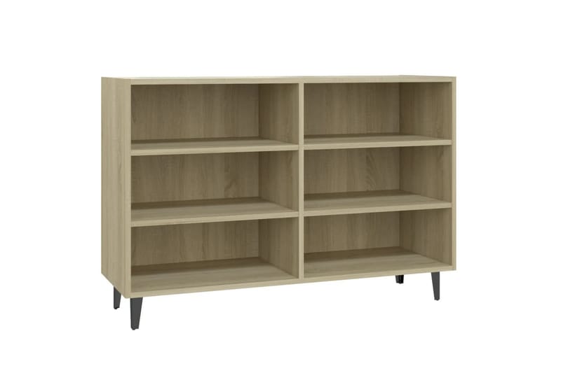 Skjenk sonoma eik 103,5x35x70 cm sponplate - Brun - Sideboard & skjenker