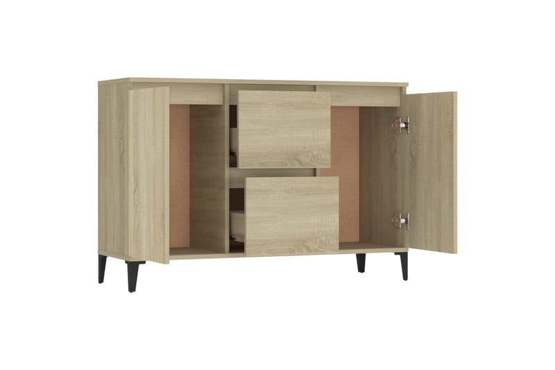 Skjenk sonoma eik 104x35x70 cm sponplate - Brun - Oppbevaring - Oppbevaringsmøbler - Sideboard & skjenker