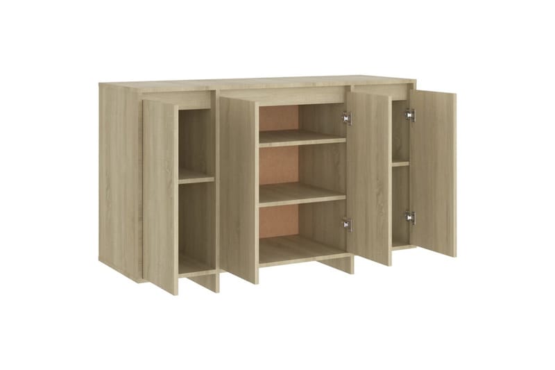 Skjenk sonoma eik 120x41x75 cm sponplate - Beige - Oppbevaring - Oppbevaringsmøbler - Sideboard & skjenker