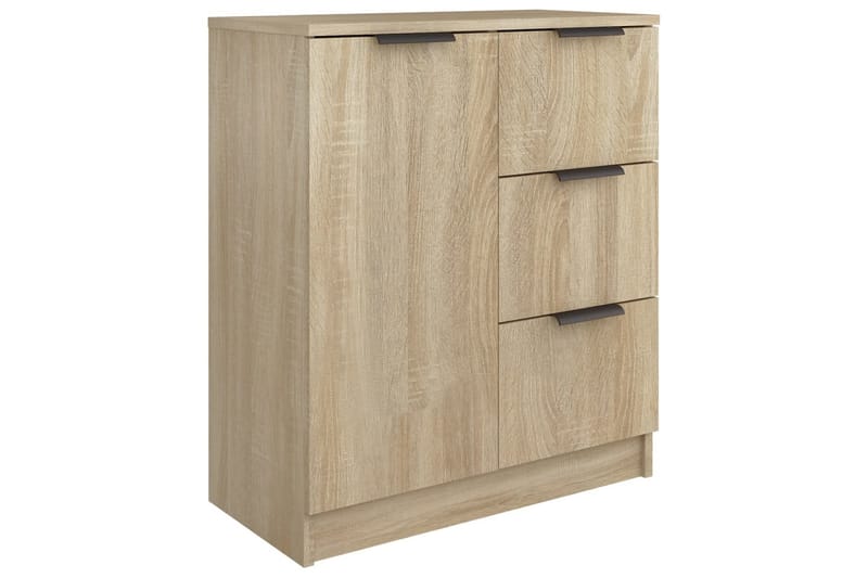 Skjenk sonoma eik 60x30x70 cm konstruert tre - Brun - Sideboard & skjenker