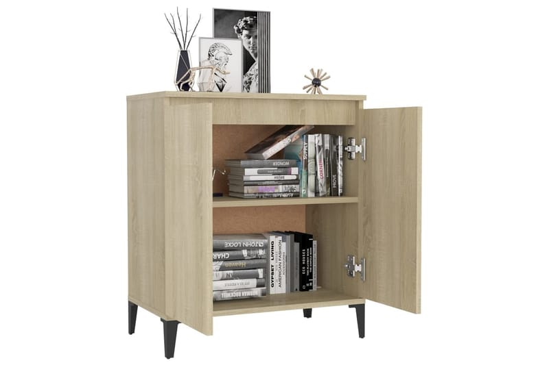 Skjenk sonoma eik 60x35x70 cm sponplate - Brun - Oppbevaring - Oppbevaringsmøbler - Sideboard & skjenker