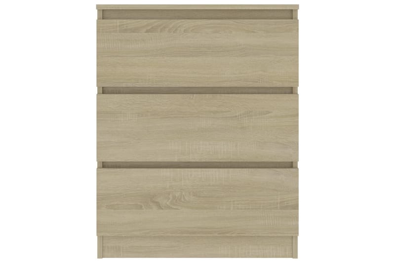 Skjenk sonoma eik 60x35x76 cm sponplate - Brun - Sideboard & skjenker