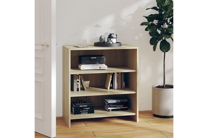 Skjenk sonoma eik 70x40,5x75 cm sponplate - Beige - Oppbevaring - Oppbevaringsmøbler - Sideboard & skjenker