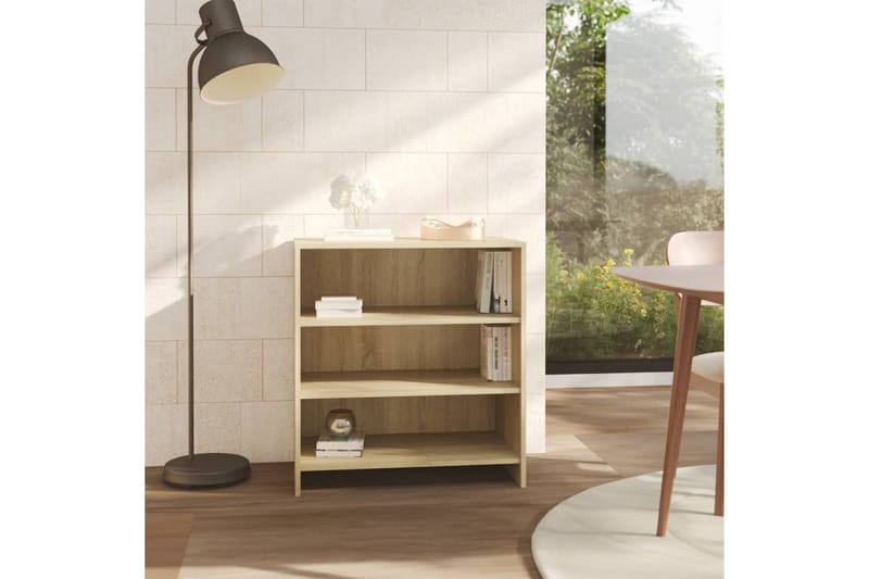 Skjenk sonoma eik 70x40,5x75 cm sponplate - Beige - Oppbevaring - Oppbevaringsmøbler - Sideboard & skjenker