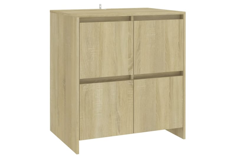 Skjenk sonoma eik 70x41x75 cm sponplate - Brun - Sideboard & skjenker