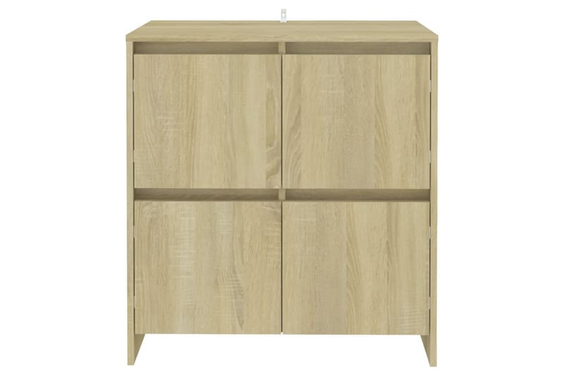 Skjenk sonoma eik 70x41x75 cm sponplate - Brun - Sideboard & skjenker