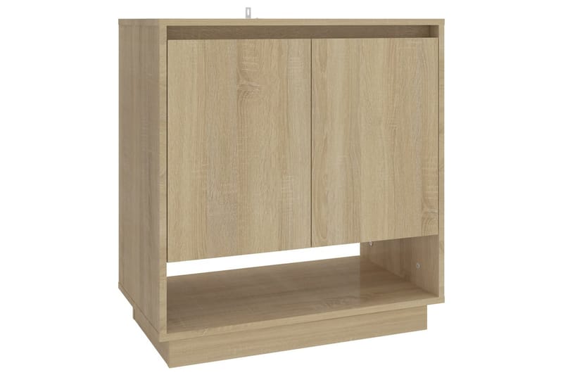 Skjenk sonoma eik 70x41x75 cm sponplate - Brun - Sideboard & skjenker