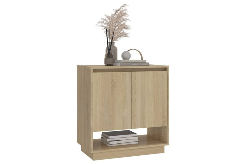 Skjenk sonoma eik 70x41x75 cm sponplate - Brun - Sideboard & skjenker