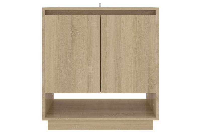 Skjenk sonoma eik 70x41x75 cm sponplate - Brun - Sideboard & skjenker