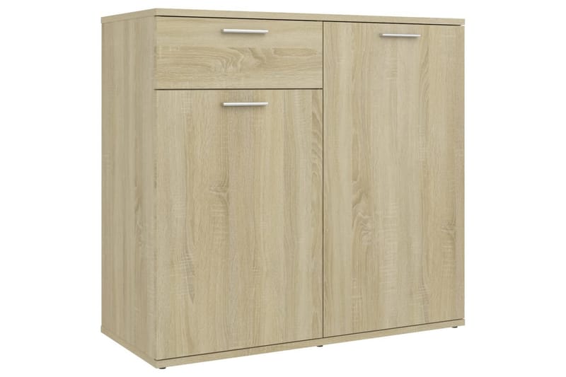 Skjenk sonoma eik 80x36x75 cm sponplate - Brun - Oppbevaring - Oppbevaringsmøbler - Sideboard & skjenker