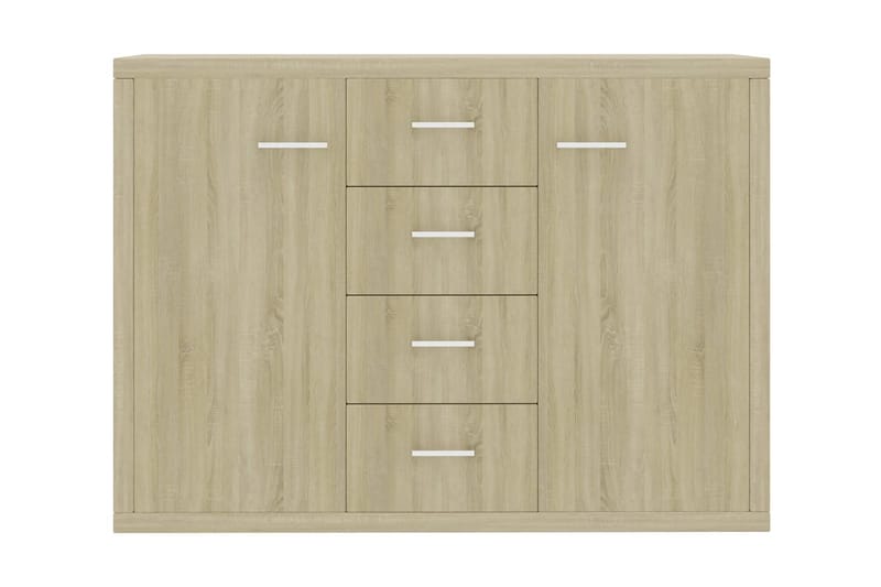 Skjenk sonoma eik 88x30x65 cm sponplate - Oppbevaring - Oppbevaringsmøbler - Sideboard & skjenker