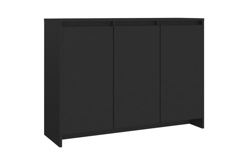 Skjenk svart 102x33x75 cm sponplate - Svart - Oppbevaring - Oppbevaringsmøbler - Sideboard & skjenker