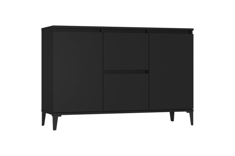 Skjenk svart 104x35x70 cm sponplate - Svart - Oppbevaring - Oppbevaringsmøbler - Sideboard & skjenker