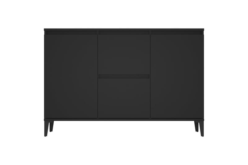 Skjenk svart 104x35x70 cm sponplate - Svart - Sideboard & skjenker