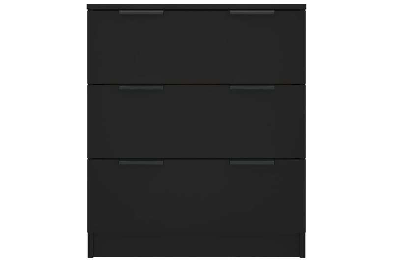Skjenk svart 60x30x70 cm konstruert tre - Svart - Sideboard & skjenker