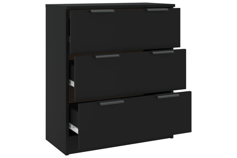 Skjenk svart 60x30x70 cm konstruert tre - Svart - Oppbevaring - Oppbevaringsmøbler - Sideboard & skjenker
