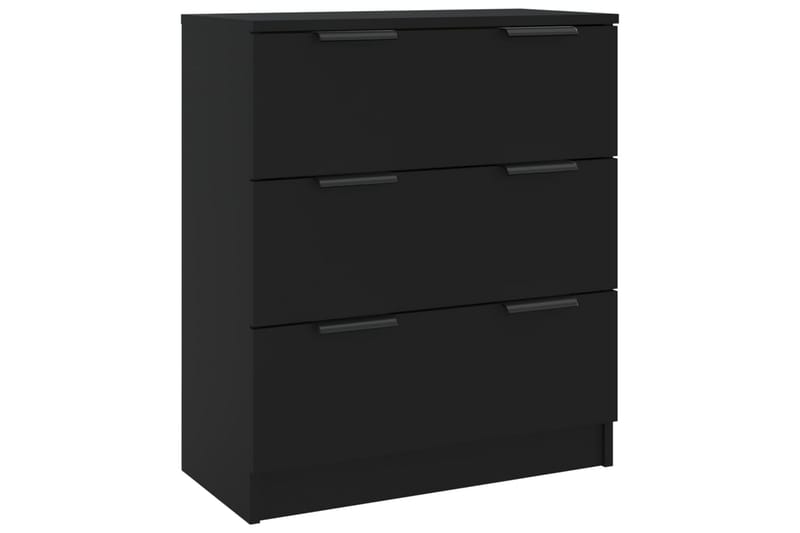 Skjenk svart 60x30x70 cm konstruert tre - Svart - Oppbevaring - Oppbevaringsmøbler - Sideboard & skjenker