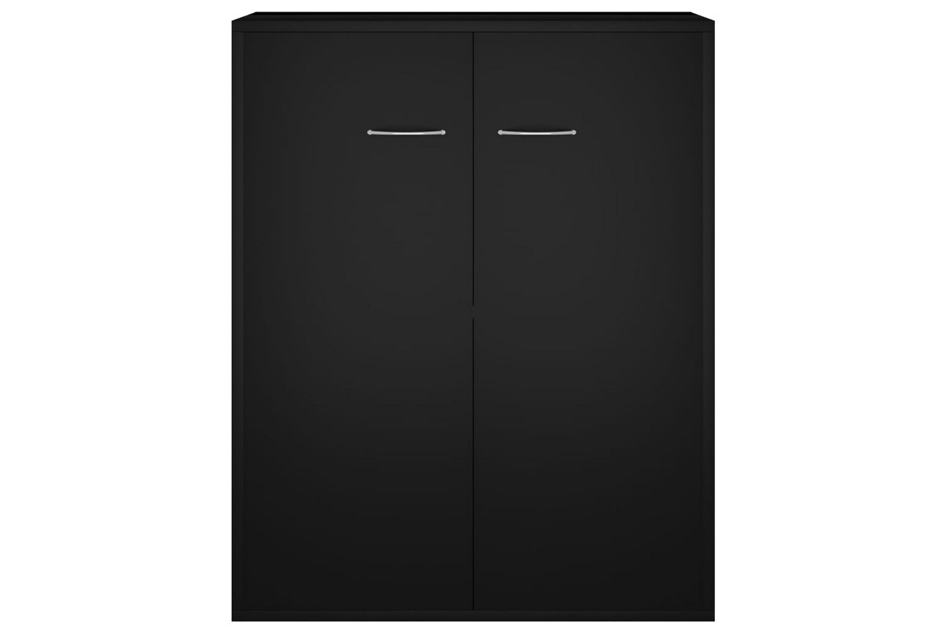 Skjenk svart 60x30x75 cm sponplate - Oppbevaring - Oppbevaringsmøbler - Sideboard & skjenker