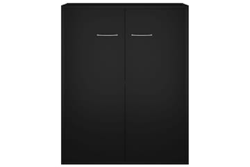 Skjenk svart 60x30x75 cm sponplate - Oppbevaring - Oppbevaringsmøbler - Sideboard & skjenker