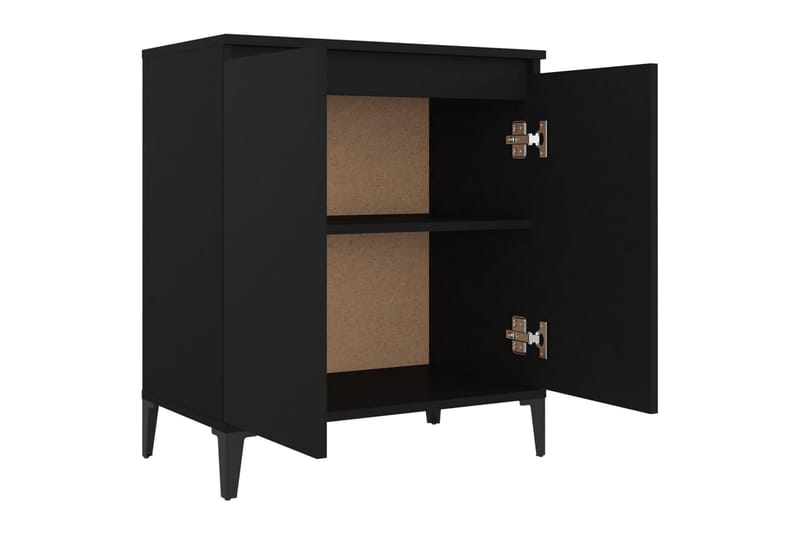 Skjenk svart 60x35x70 cm sponplate - Svart - Oppbevaring - Oppbevaringsmøbler - Sideboard & skjenker