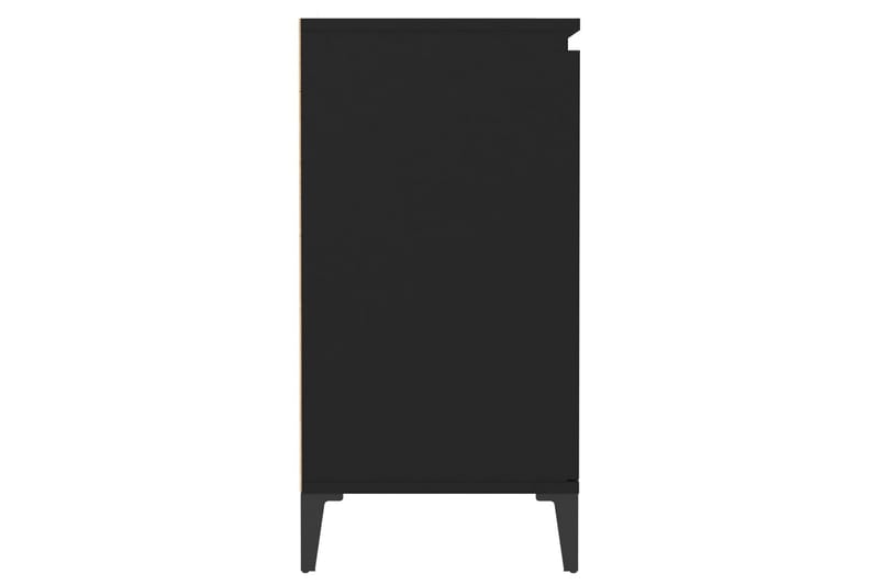 Skjenk svart 60x35x70 cm sponplate - Svart - Oppbevaring - Oppbevaringsmøbler - Sideboard & skjenker