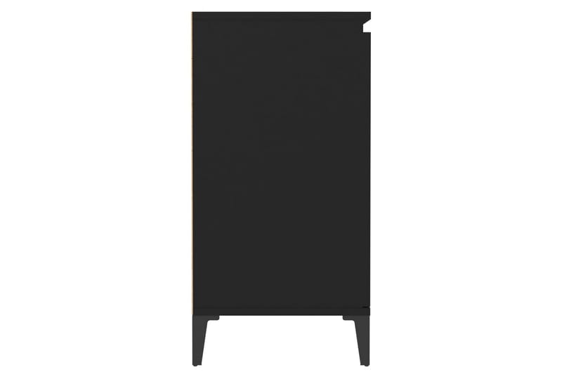 Skjenk svart 60x35x70 cm sponplate - Svart - Sideboard & skjenker